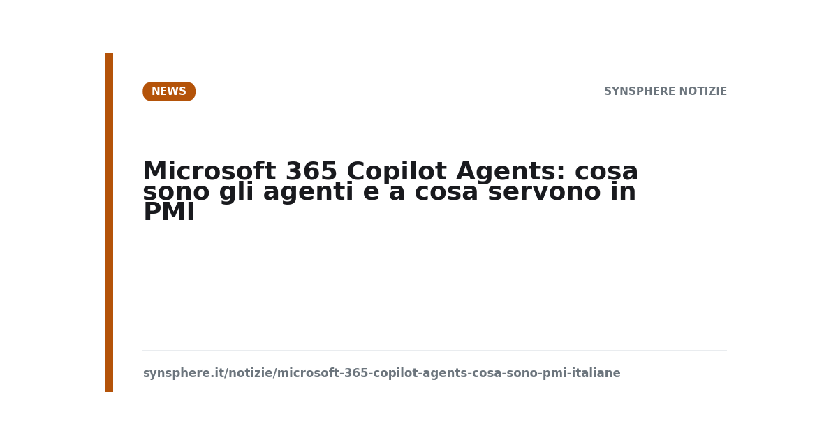 Microsoft 365 Copilot Agents: cosa sono gli agenti e a cosa servono in PMI